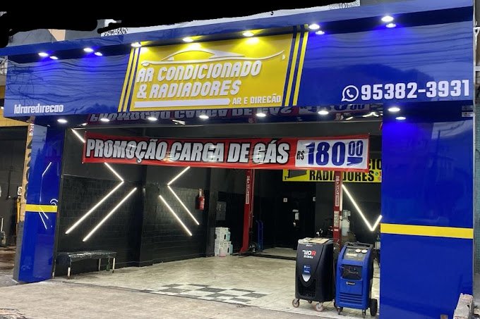 Fachada da oficina LDR Ar Condicionado e Radiadores